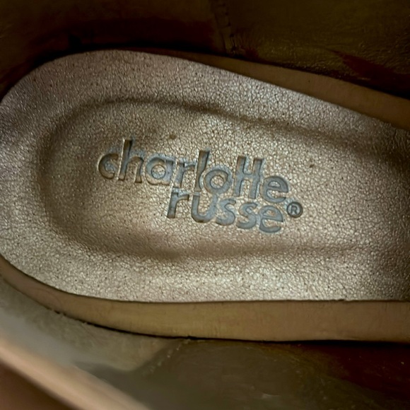 Charlotte Russe - Fun Velvet Platform Ruffle Booties. Size 7. - Picture 4 of 11